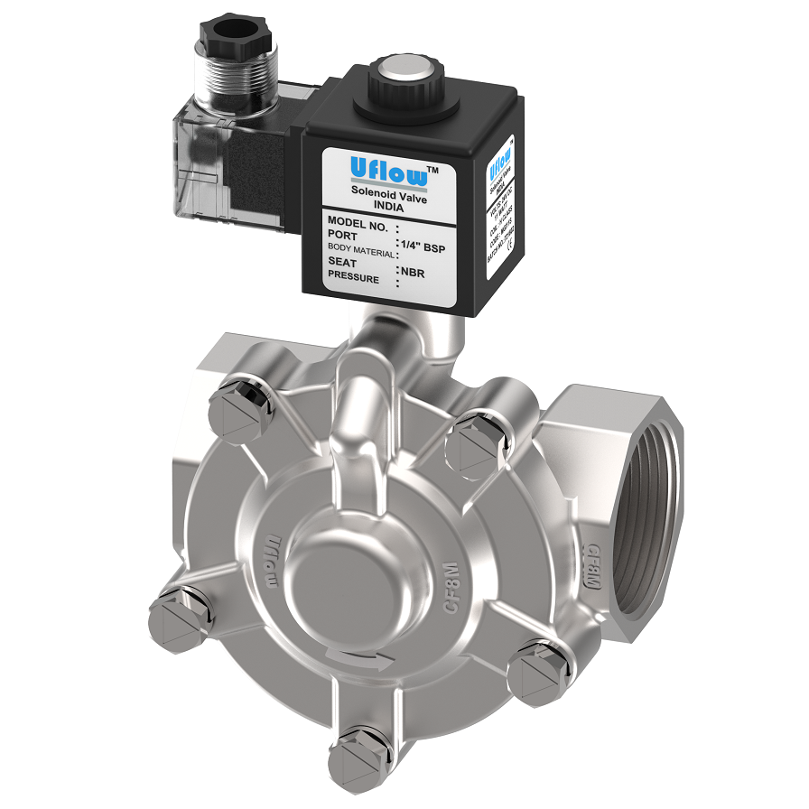 Pilot Operated Diaphragm Type Solenoid Valve (NC/NO)